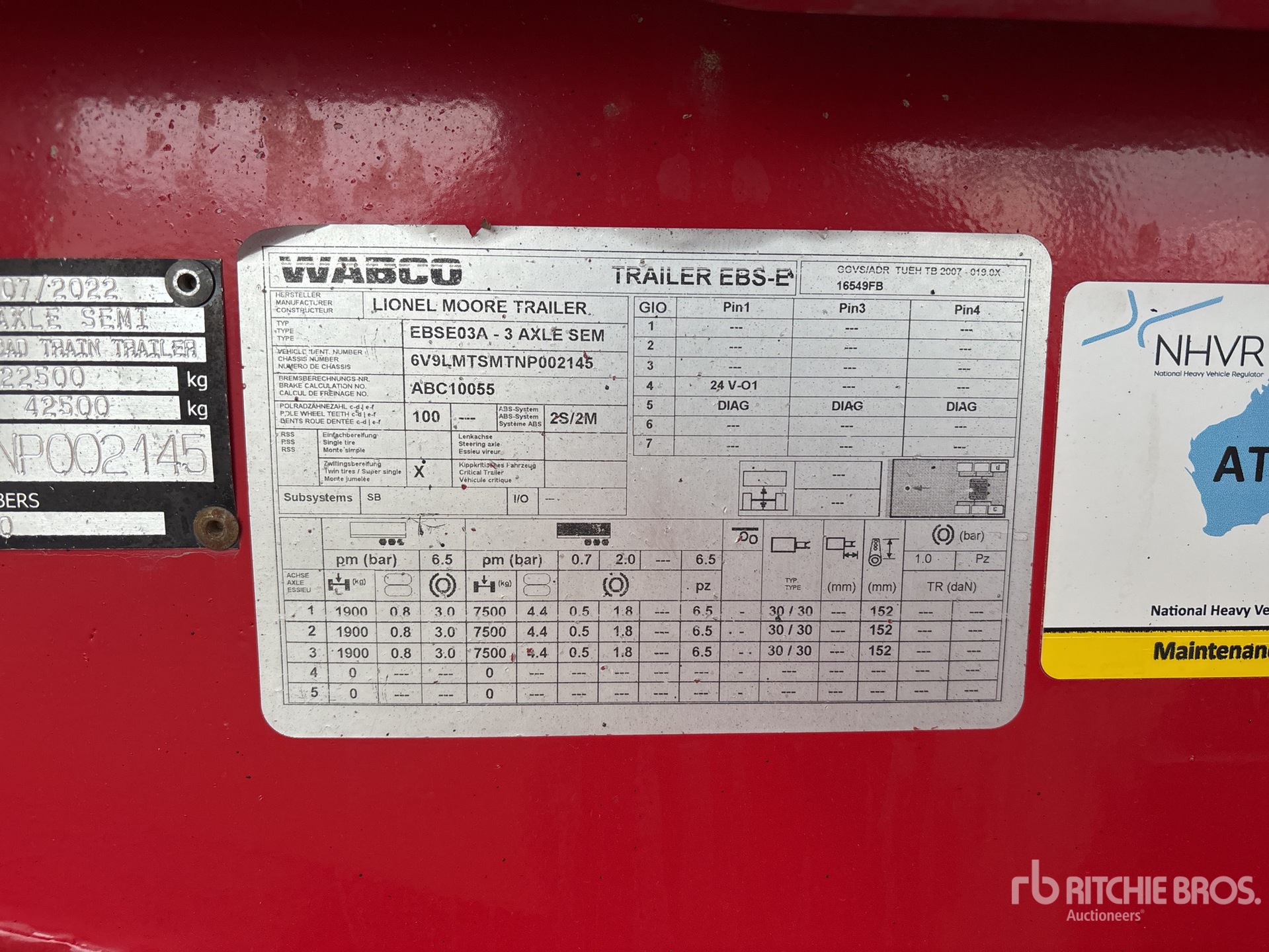 2022 Moore 10 M TRI/A STEP DECK