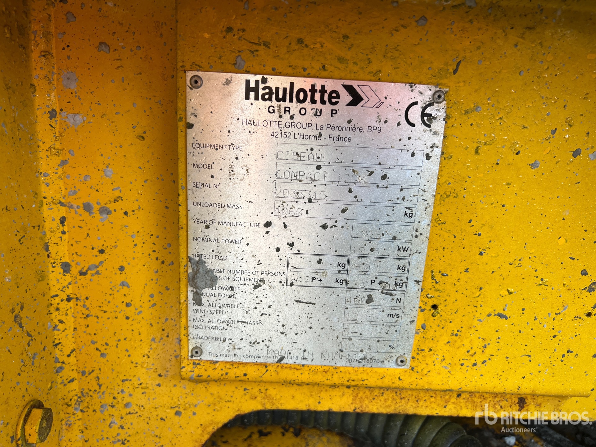 2018 Haulotte COMPACT12DX