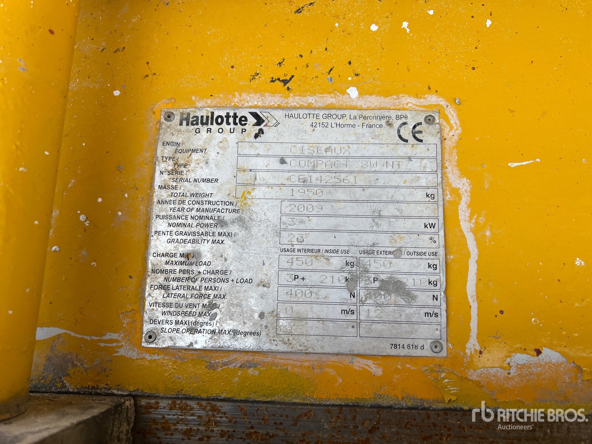 2009 Haulotte COMPACT 8W NT