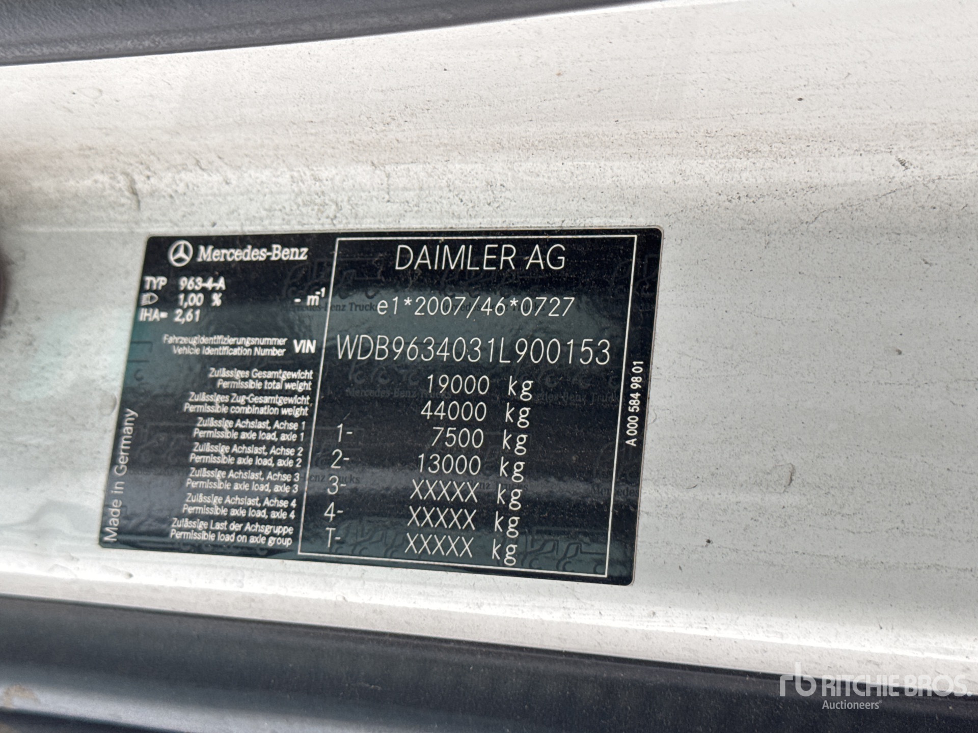 2014 Mercedes-Benz ACTROS 1842