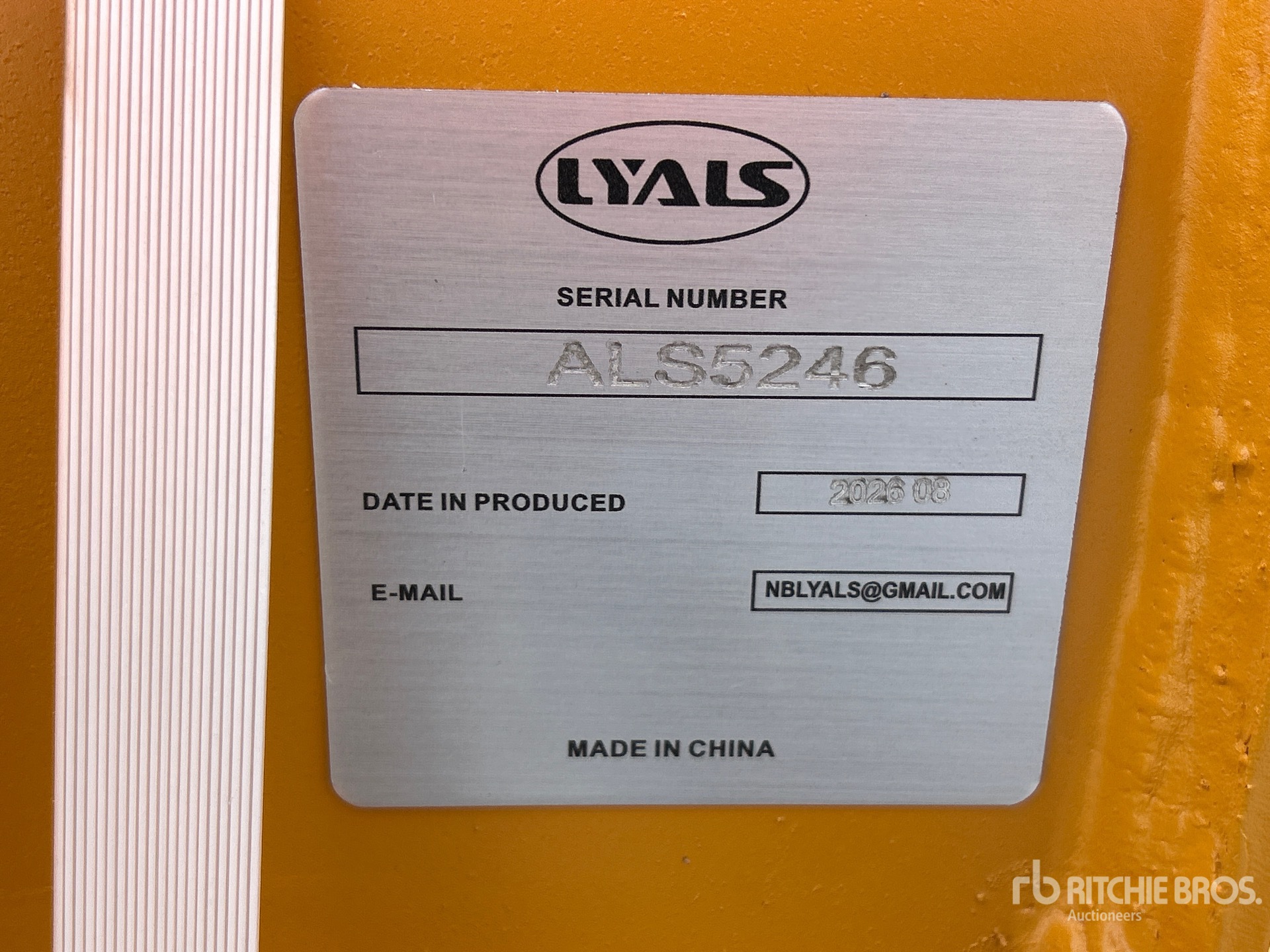 2026 LYALS ALSPC200