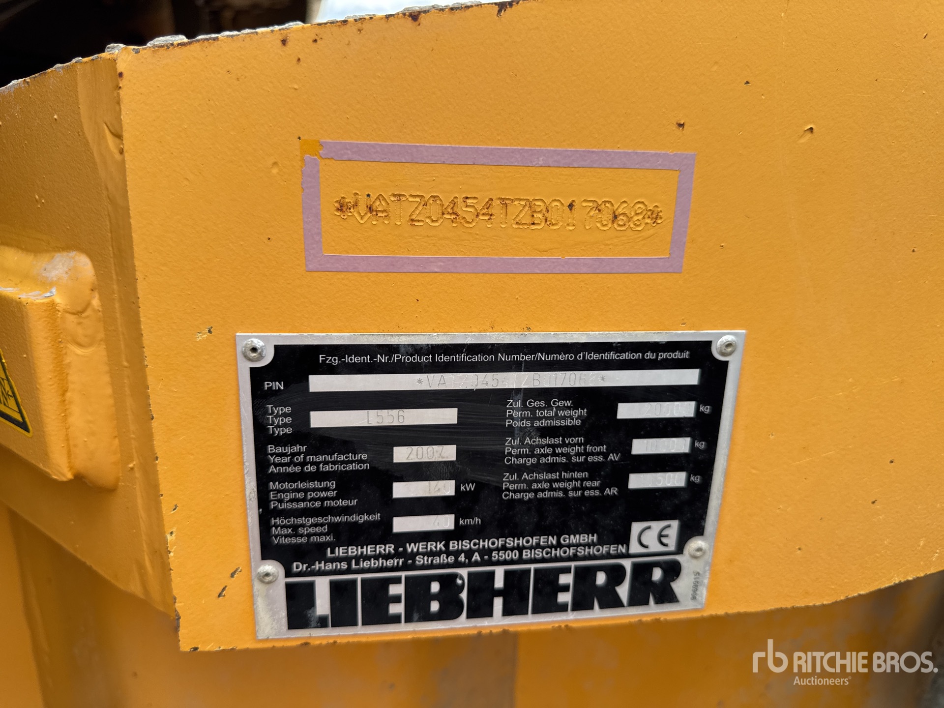 2007 Liebherr L556