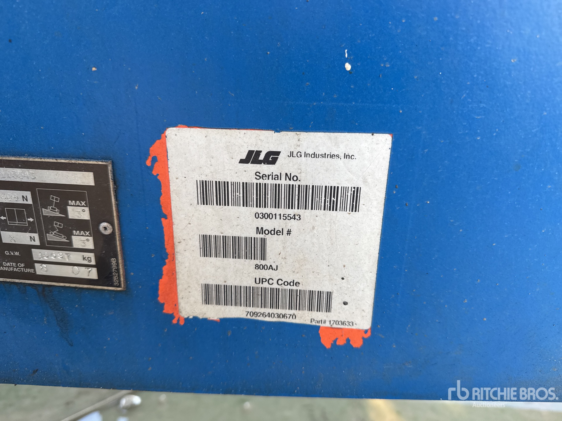2007 JLG 800 AJ