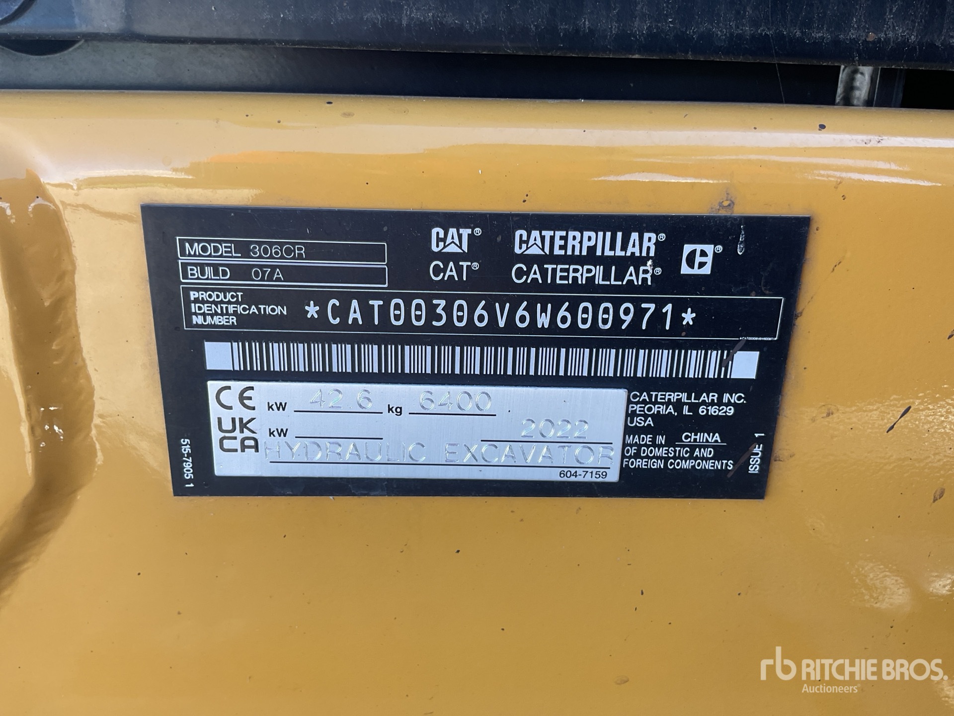 2022 Caterpillar 306CR