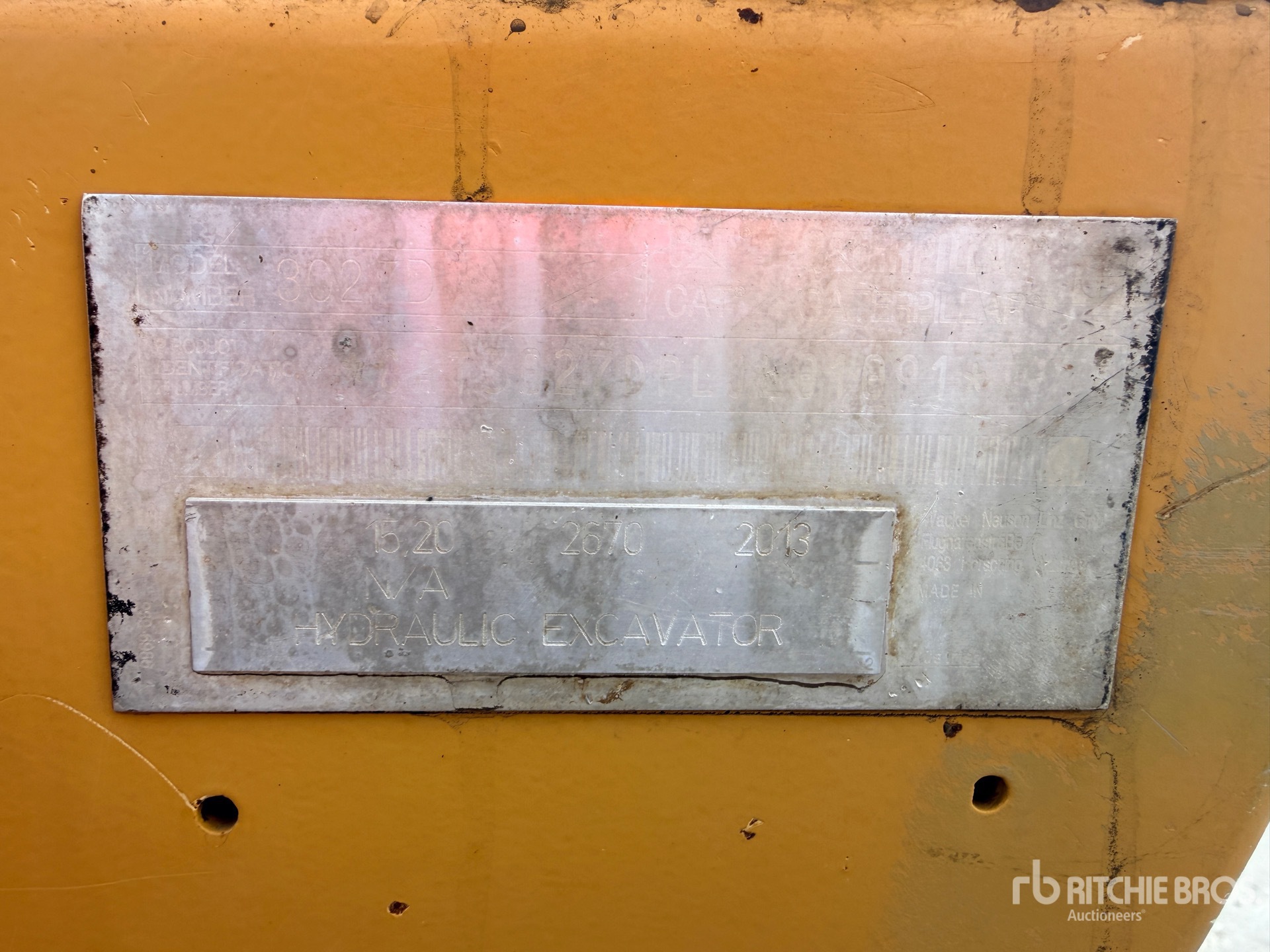 2013 Caterpillar 302.7D CR