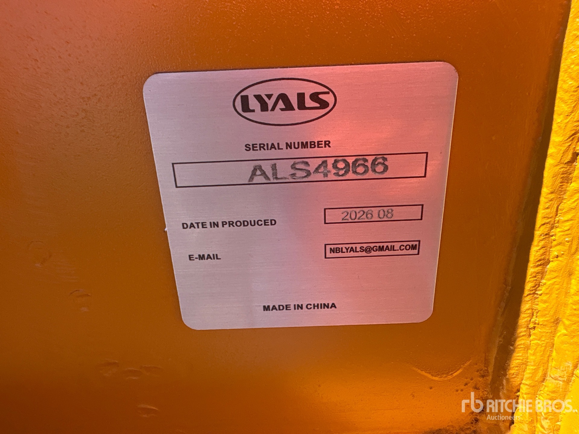 2026 LYALS ALS EB320
