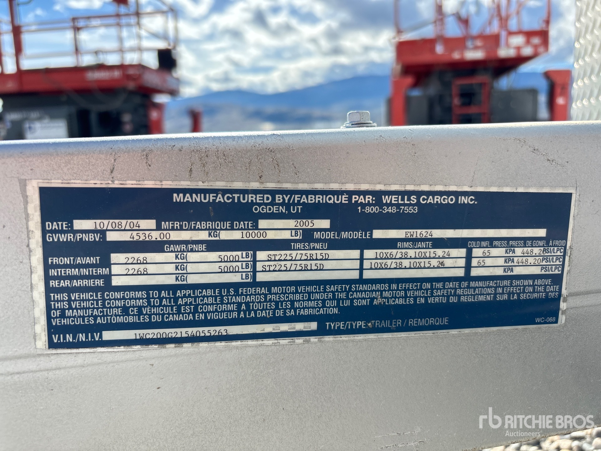 2005 Wells Cargo T/A