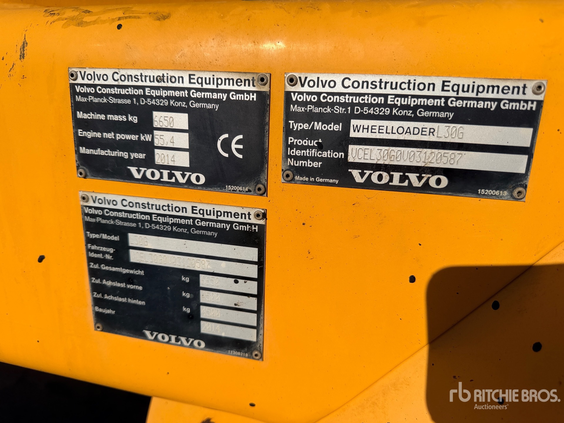 2014 Volvo L30G