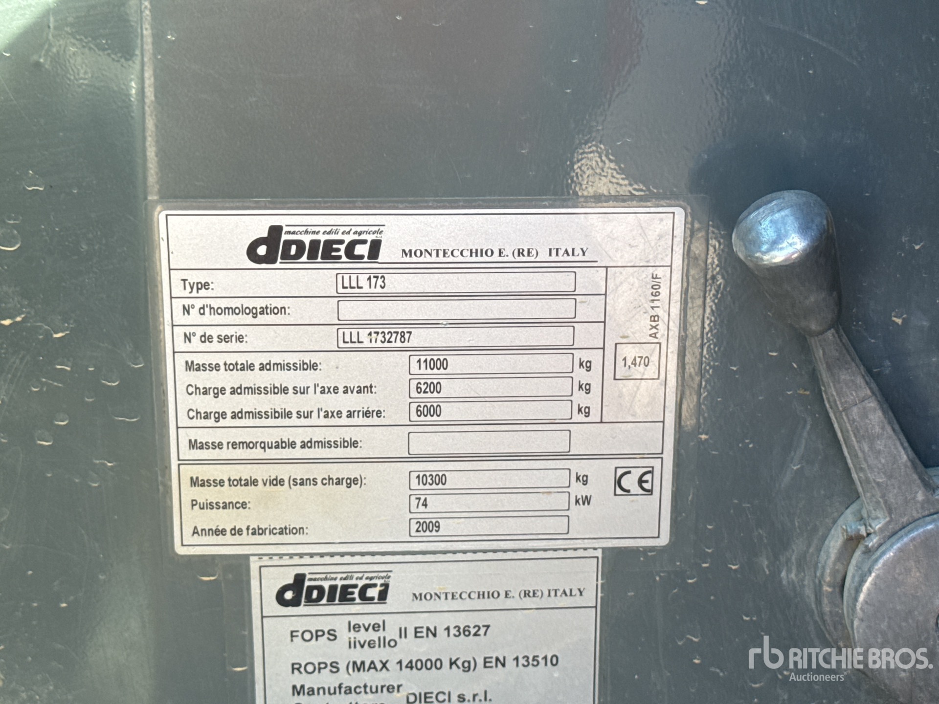 2009 Dieci LLL173
