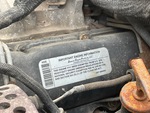 Engine with Emission Certification Label