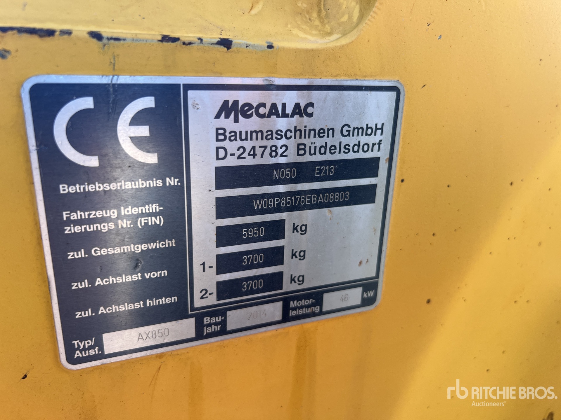 2014 Mecalac AX850