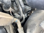 Engine with A/C Compressor