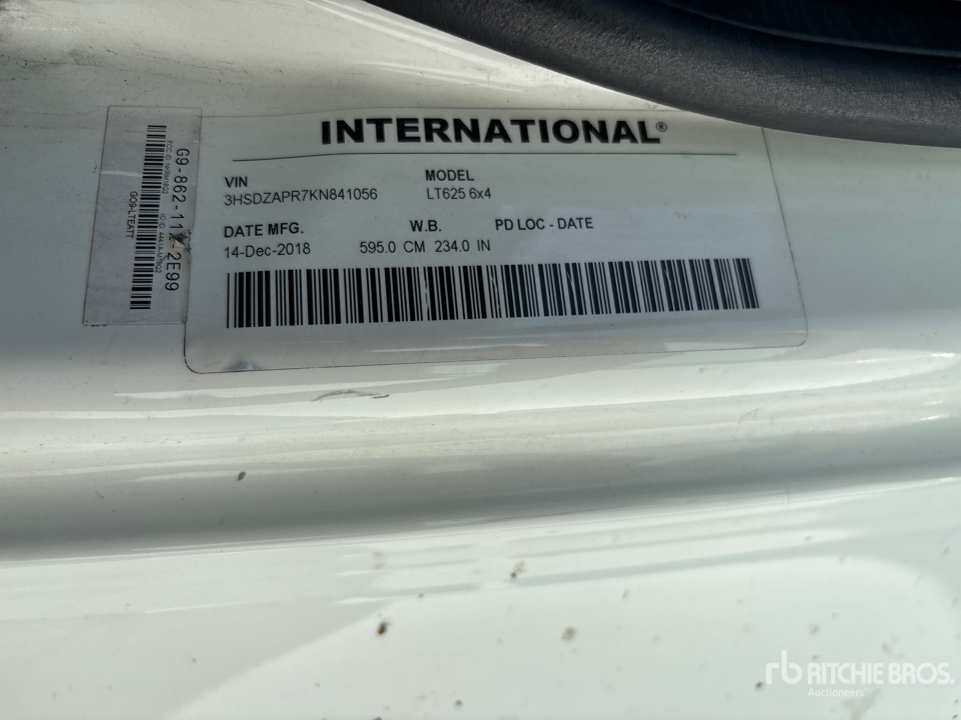 2019 International LT625