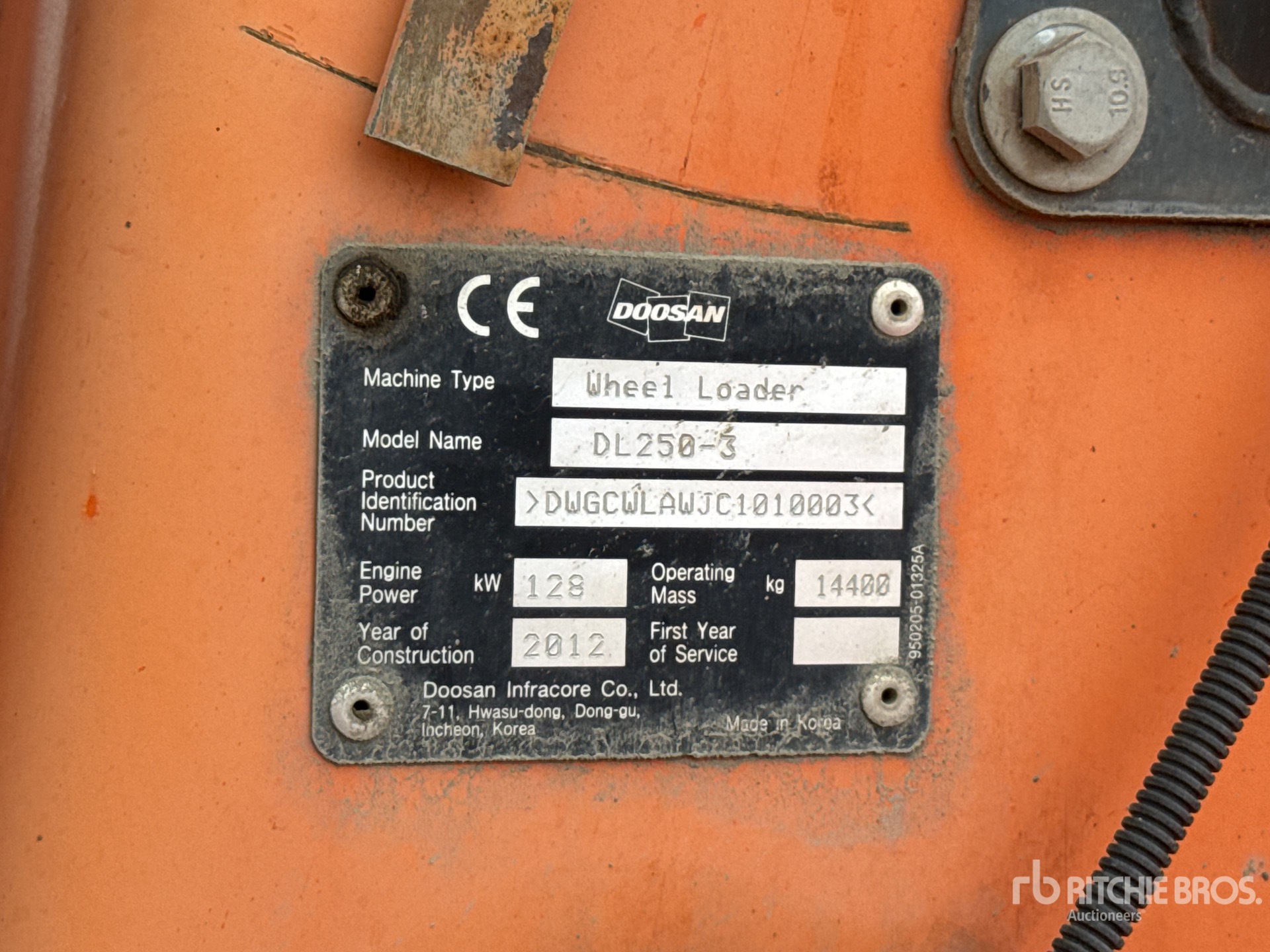 2012 Doosan DL250-3