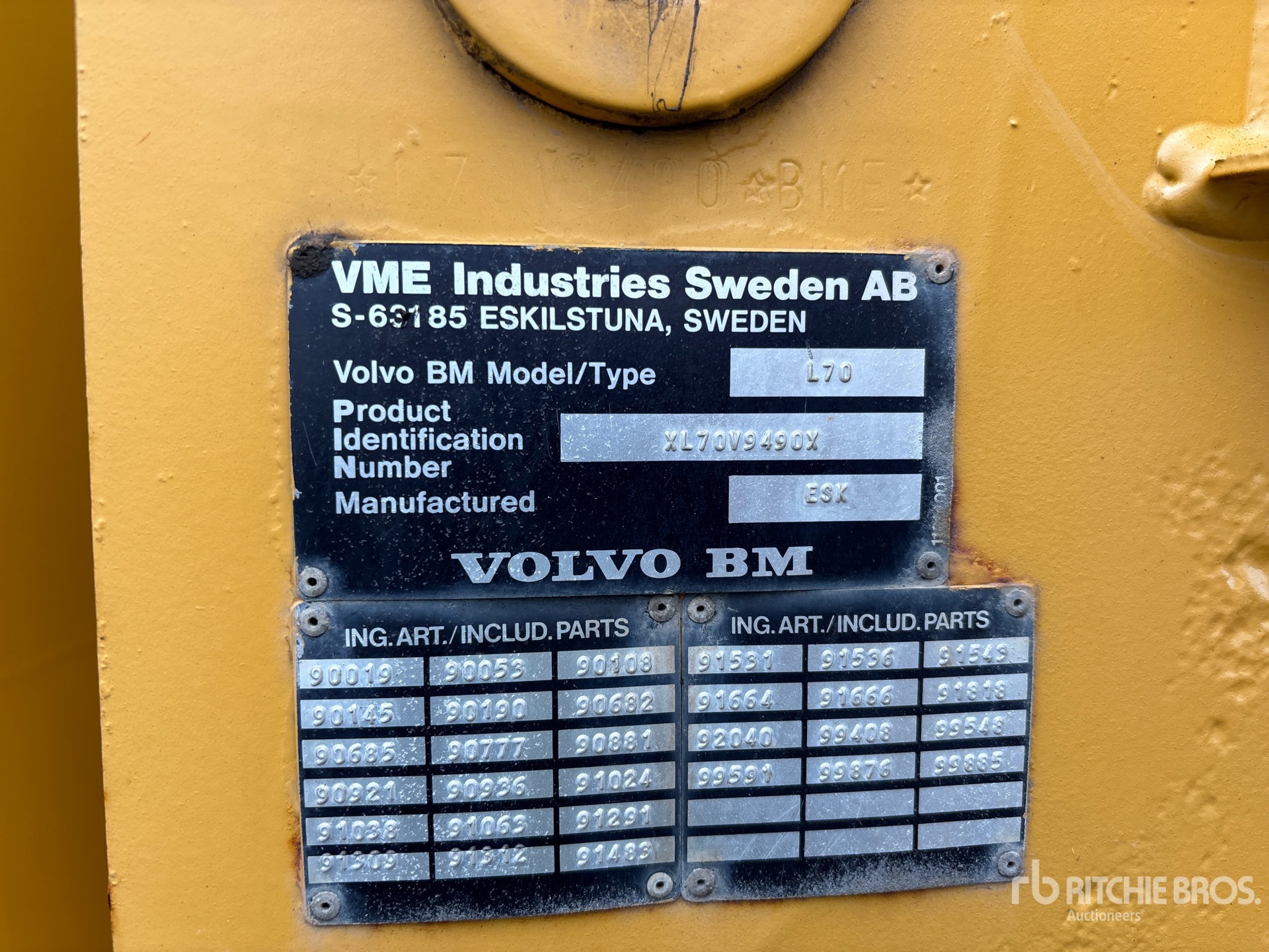 1992 Volvo L70