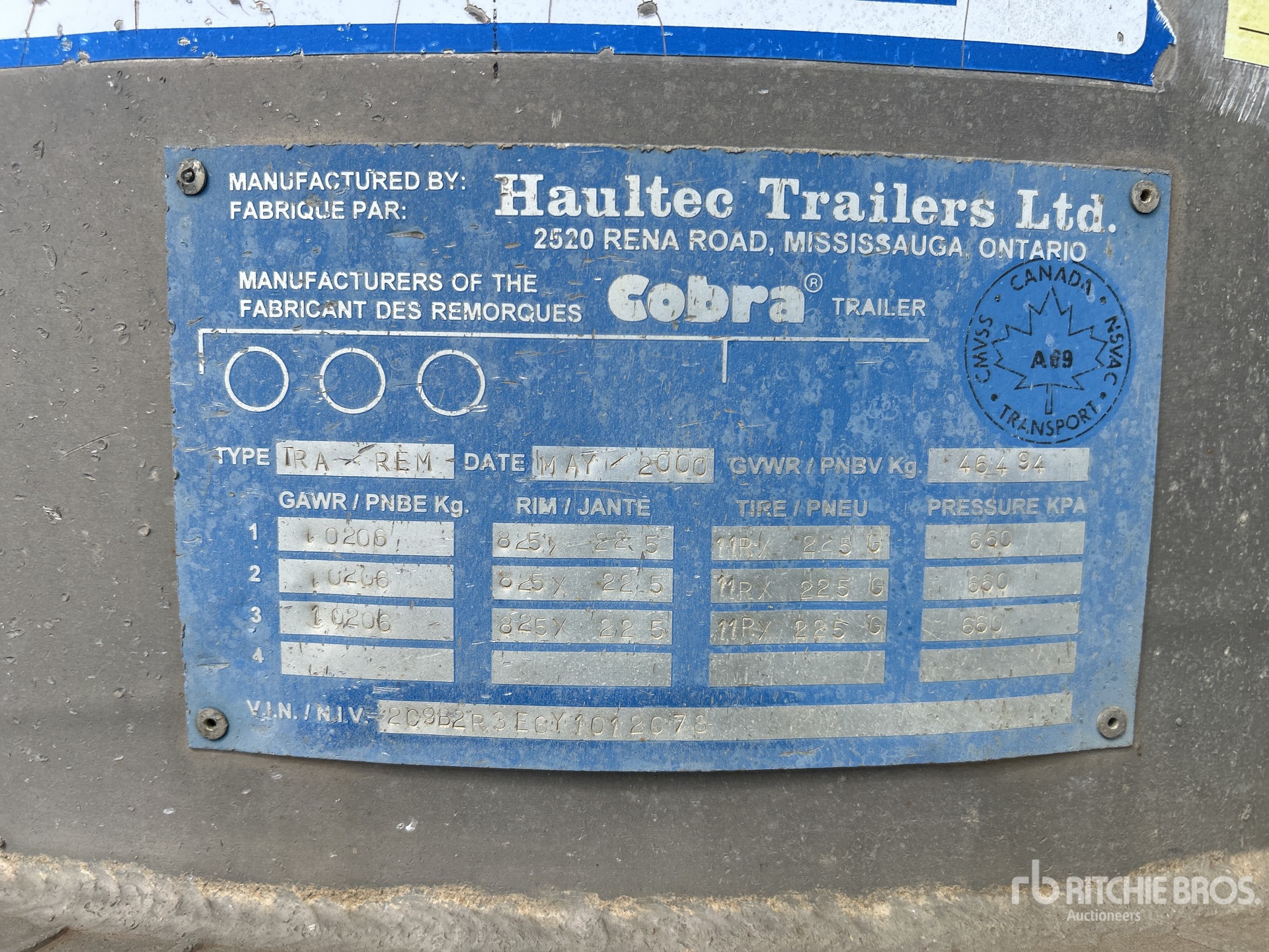 2000 Cobra 17 ft Tri/A