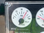 Control Station with Engine Oil Pressure