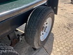 Trailer Chassis with Left Rear Tire