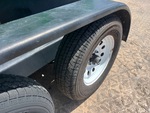 Trailer Chassis with Left Rear Tire