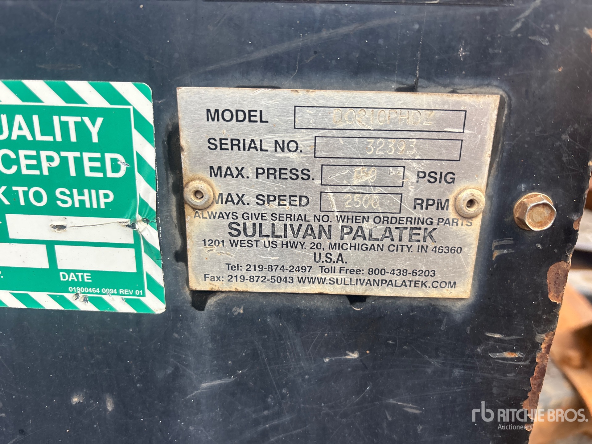 2014 Sullivan-Palatek / Boss D210H