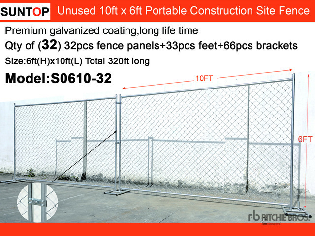 2026 SUNTOP S0610-32 Site Fence