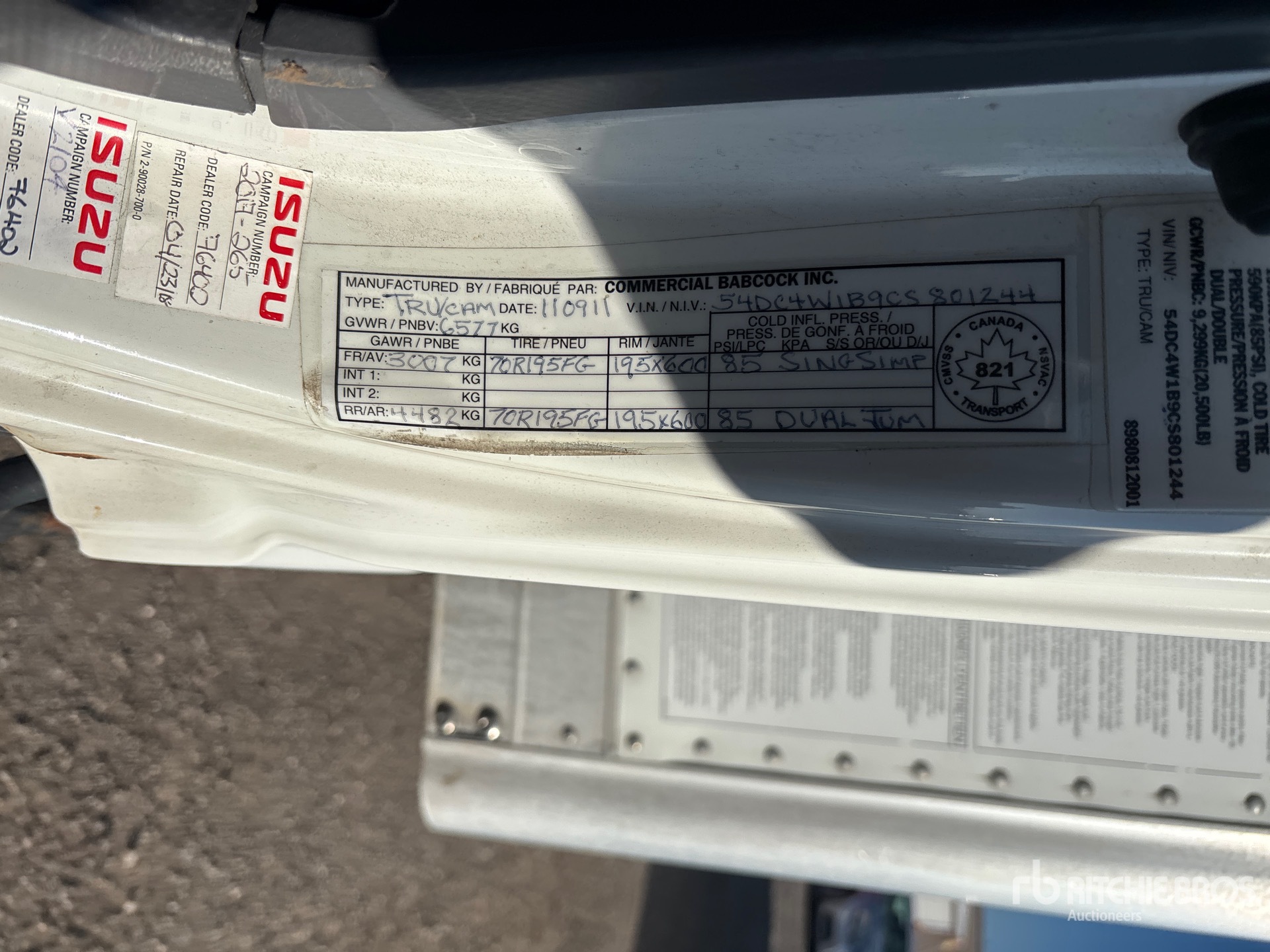 2012 Isuzu NPR HD