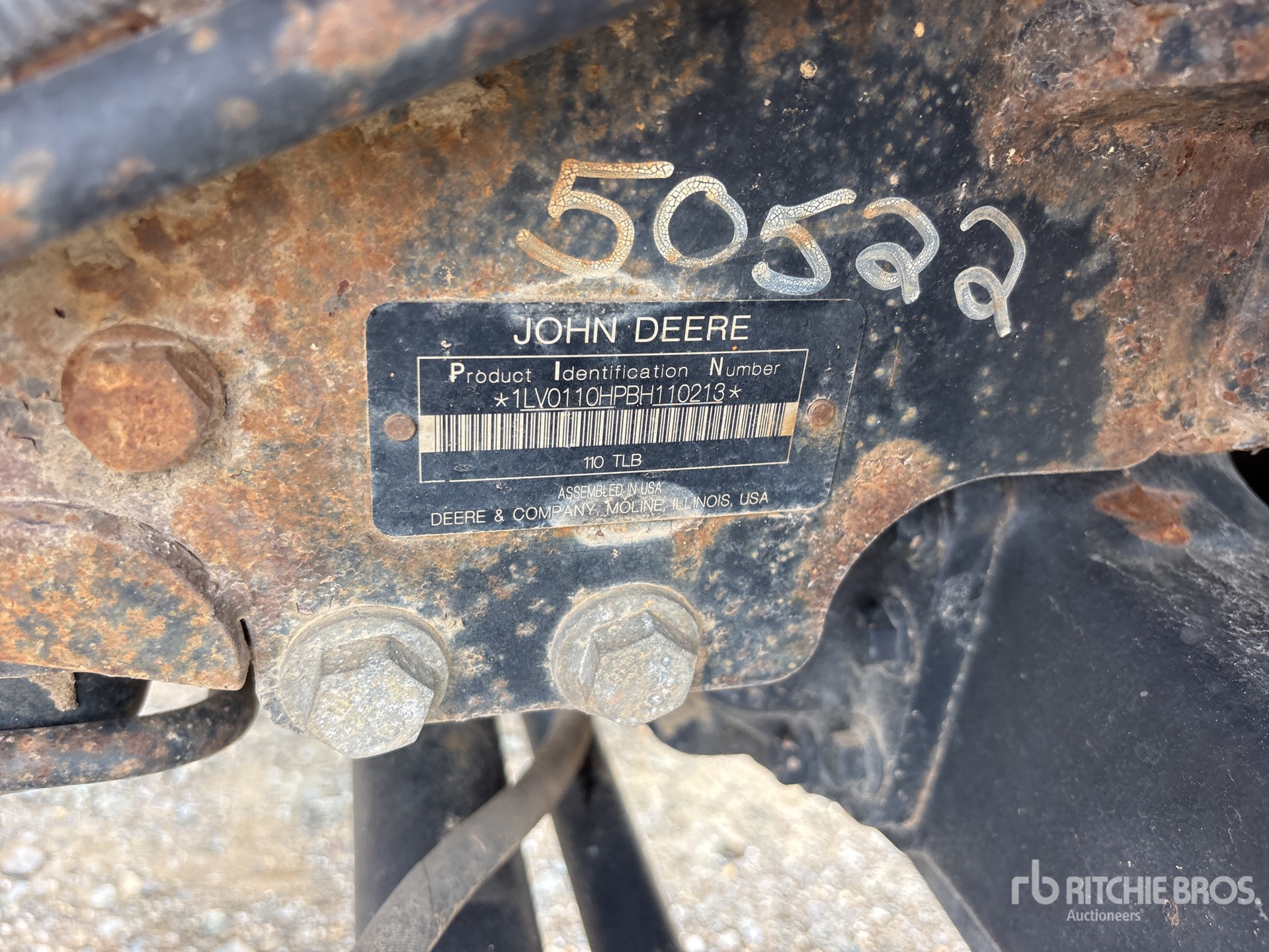 2011 John Deere 110 TLB