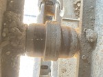 Undercarriage with Left Track Rollers