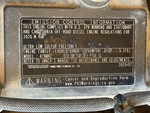 Engine with Emission Label