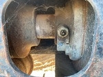 Undercarriage with Left Track Tensioner