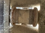 Undercarriage with Left Track Rollers
