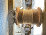 Undercarriage with Left Track Rollers