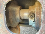 Undercarriage with Left Track Tensioner