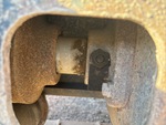 Undercarriage with Left Track Tensioner