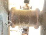 Undercarriage with Left Track Rollers