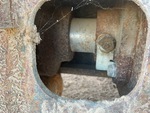 Undercarriage with Left Track Tensioner