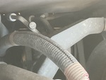 Engine with A/C Compressor