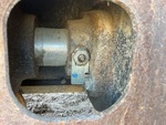 Undercarriage with Left Track Tensioner