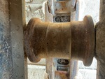 Undercarriage with Left Track Rollers