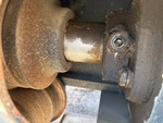 Undercarriage with Left Track Tensioner