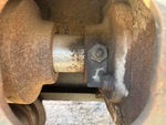 Undercarriage with Left Track Tensioner