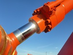 Hydraulics with Vérin de godet