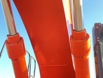 Hydraulics with Vérins de levage de bras