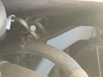 Engine with A/C Compressor