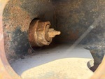 Undercarriage with Left Track Tensioner