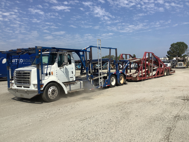 2004 Sterling LT9500 Car Carrier Truck w/ Boydstun Auto Transport Trailer