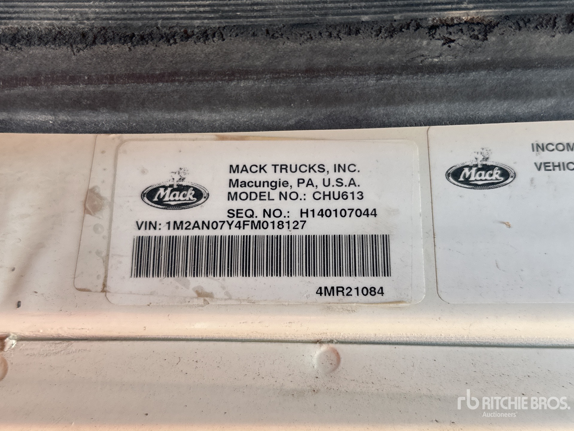 2015 Mack 6x4