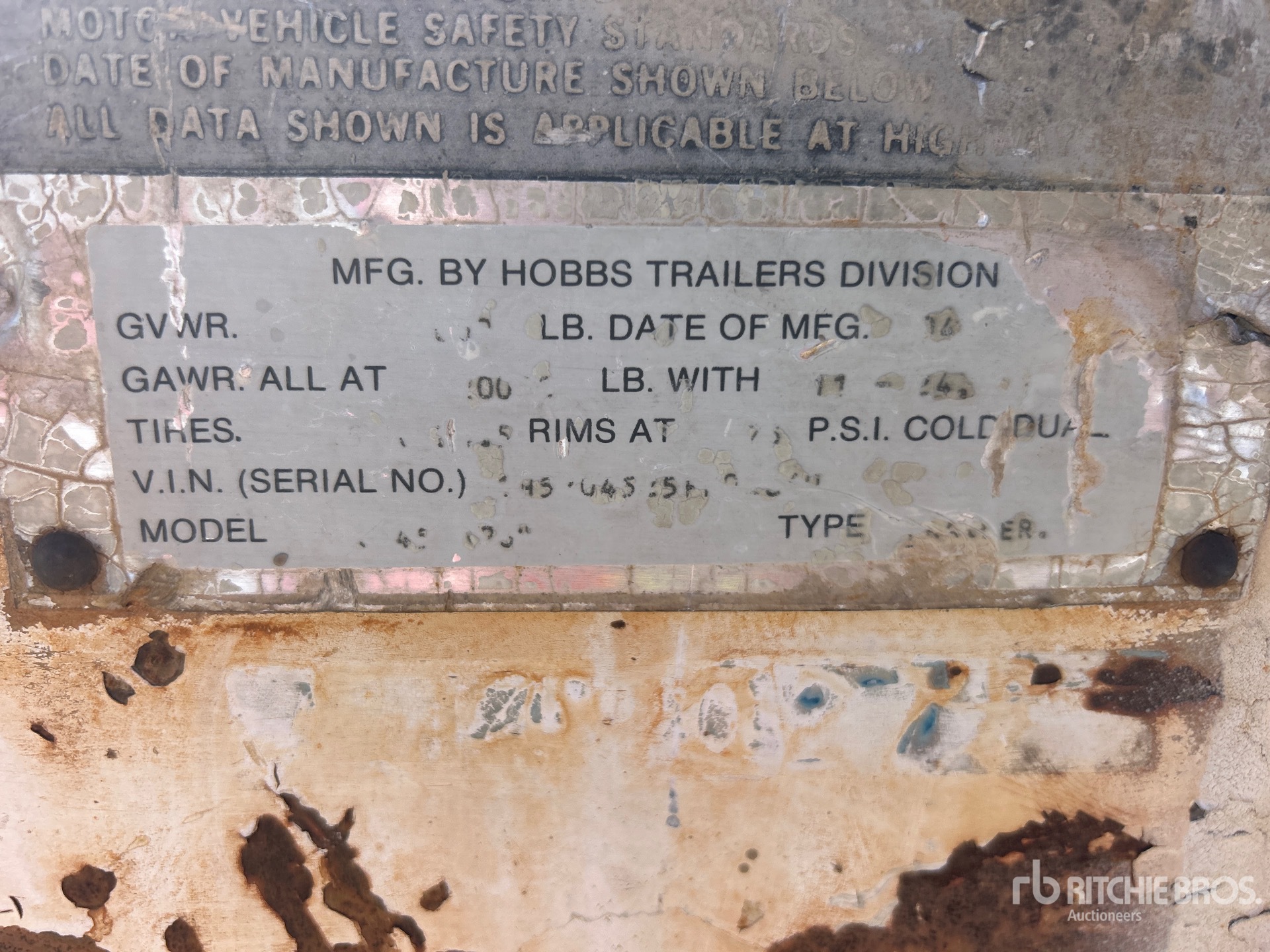 1985 Fruehauf 45 ft T/A