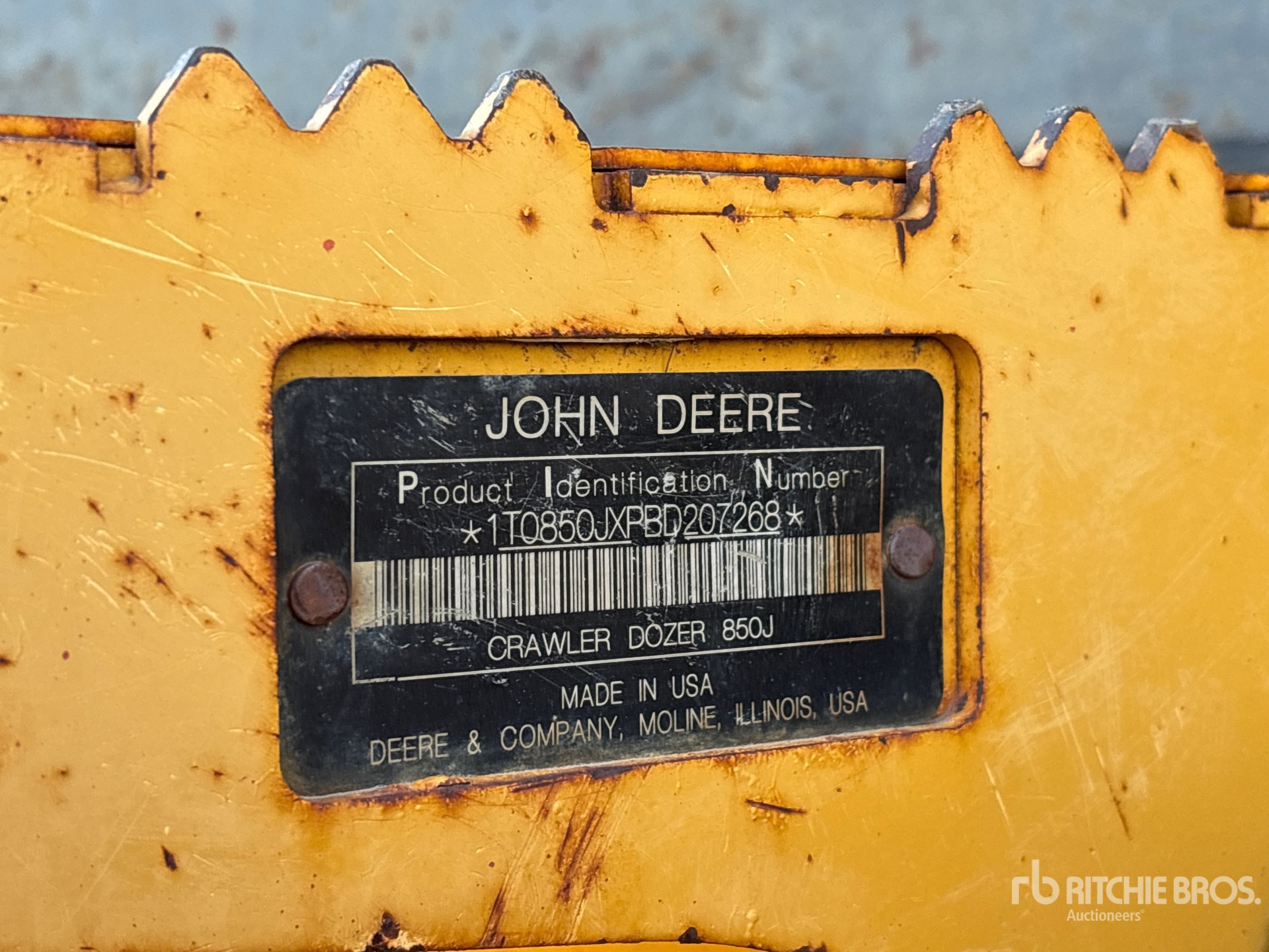 2011 John Deere 850J WLT