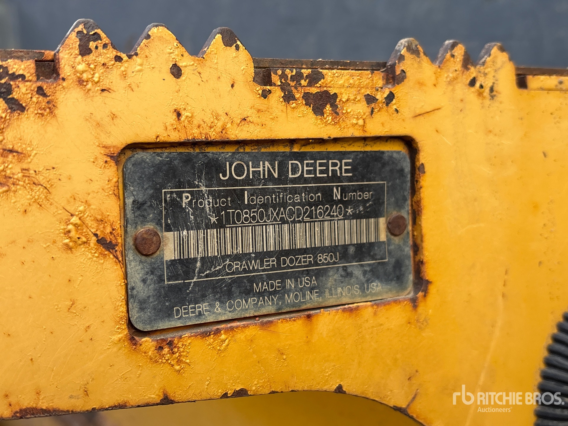 2012 John Deere 850J WLT